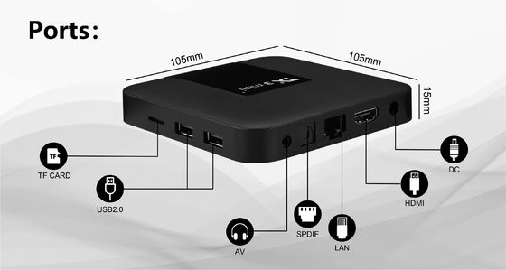 Amlogic S905 OTT Android TV Box TX3 Mini 2G 16G 4K H.265 2.4G স্ট্রীমার রিসিভার