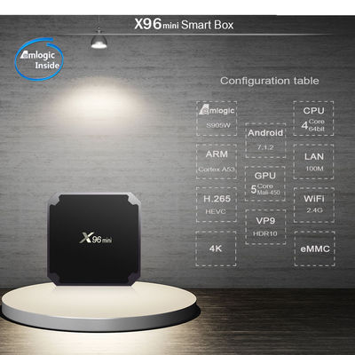 Smart Amlogic S905W2  বক্স অ্যান্ড্রয়েড 11 X96 মিনি কোয়াড কোর সাপোর্ট 2.4G এবং 5.8G ওয়্যারলেস মিডিয়া বক্স