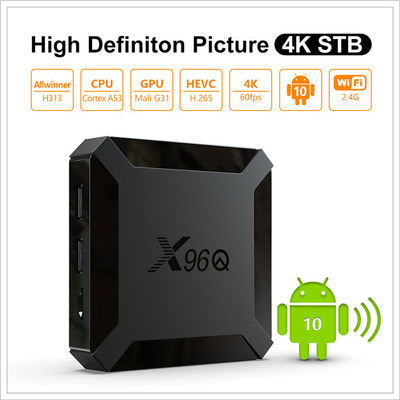 X96Q স্মার্ট অলউইনার OTT Android TV বক্স H313 Quad Core 2GB 16GB ভয়েস কন্ট্রোল