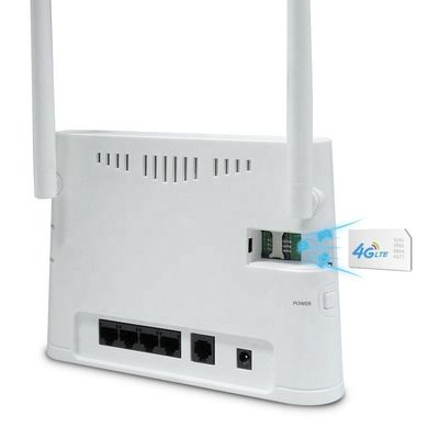 বাড়ির বাইরের জন্য VPN GSM 3G LTE 4G ওয়্যারলেস CPE মডেম রাউটার 300mbps