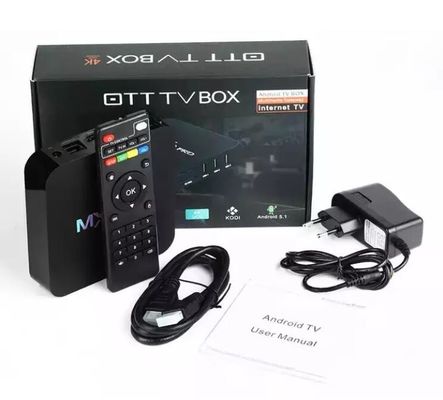 HD ফ্রি টু এয়ার  OTT TV বক্স MXQ PRO 4K 4 Core 64bit Android 7.1 H.265
