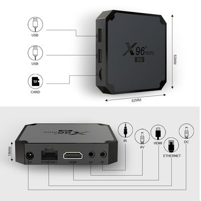 Android 5G স্মার্ট আইপি OTT সেটআপ বক্স  X96 Mini S905W4 প্লেয়ার