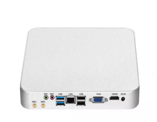 Ce-Leron 3205U I5 4200Y 4200U মিনি ওয়ার্কস্টেশন পিসি ইন্ডাস্ট্রিয়াল কম্পিউটার সিস্টেম DDR3L MSATA 4GB 64GB