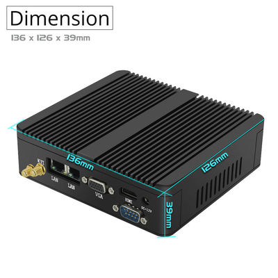 I3 4010Y SSD 300M WIFI ইন্ডাস্ট্রিয়াল রাগড মিনি ওয়ার্কস্টেশন পিসি ফ্যানলেস 4g Ram 32g