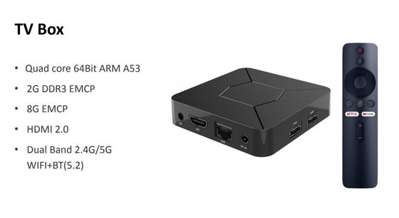 Google TV বক্স ATV 4K HD Tv Box Android Tv সেট টপ বক্স