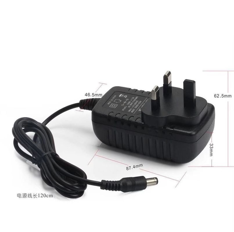 UK 3pin নিয়ন্ত্রিত AC DC অ্যাডাপ্টার 12v 3a SMPS 1a 1.5a 2A 2.5a