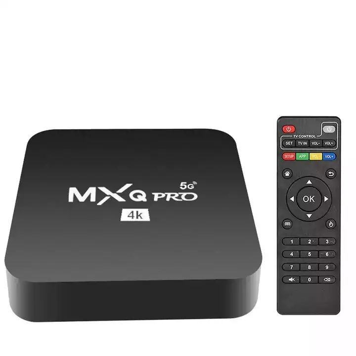 নেটওয়ার্ক কোয়াড কোর প্লেয়ার 3D 4K  OTT বক্স MXQ PRO স্মার্ট বক্স 1+8G