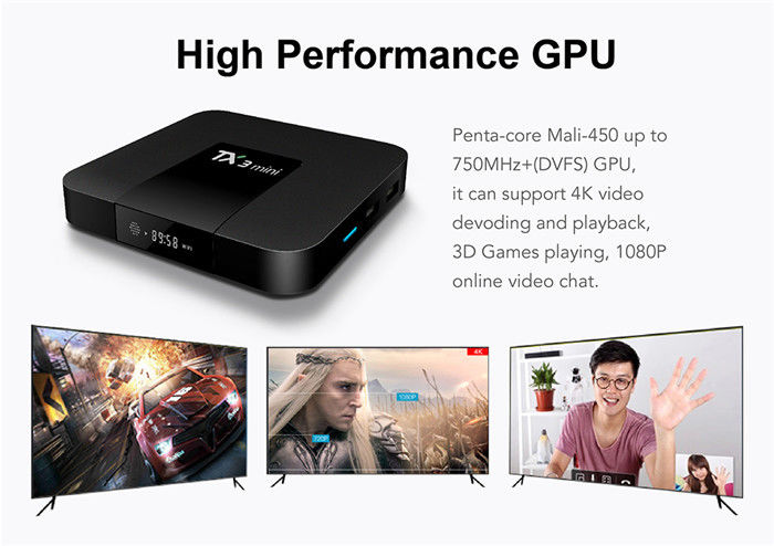 Android Smart Amlogic S905x3 Android TV Box Mini 2G 16G 4K H.265 2.4G স্ট্রীমার রিসিভার