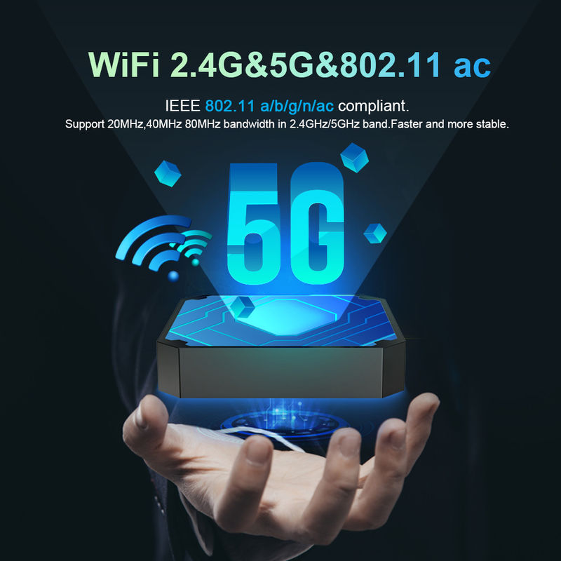 X96 হাইব্রিড OTT Amlogic S905W4 সেটআপ বক্স আইপিটিভি কোয়াড কোর অ্যান্ড্রয়েড টিভি বক্স